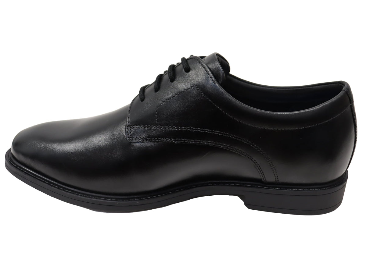 Mens Baxter Plain Triple Wide Leather Shoes