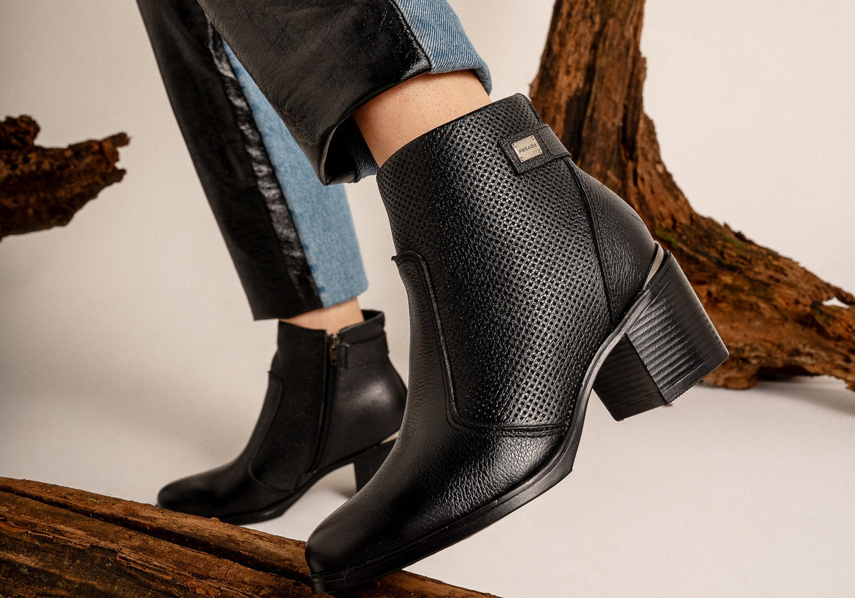Mercury Womens Comfortable Brazilian Leather Ankle Boots