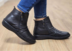Poet Womens European Comfortable Leather Ankle Boots