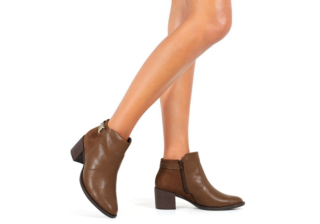 Vixen Womens Brazilian Comfortable Ankle Boots