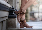 Blake Womens Comfortable Leather Suede Ankle Boots