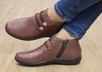 Willow Womens Comfortable Brazilian Leather Ankle Boots