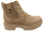 Glayde Womens Brazilian Leather Platform Ankle Boots