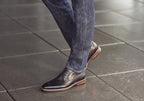 Mens Traveller Plain EE Extra Wide Leather Dress Shoes