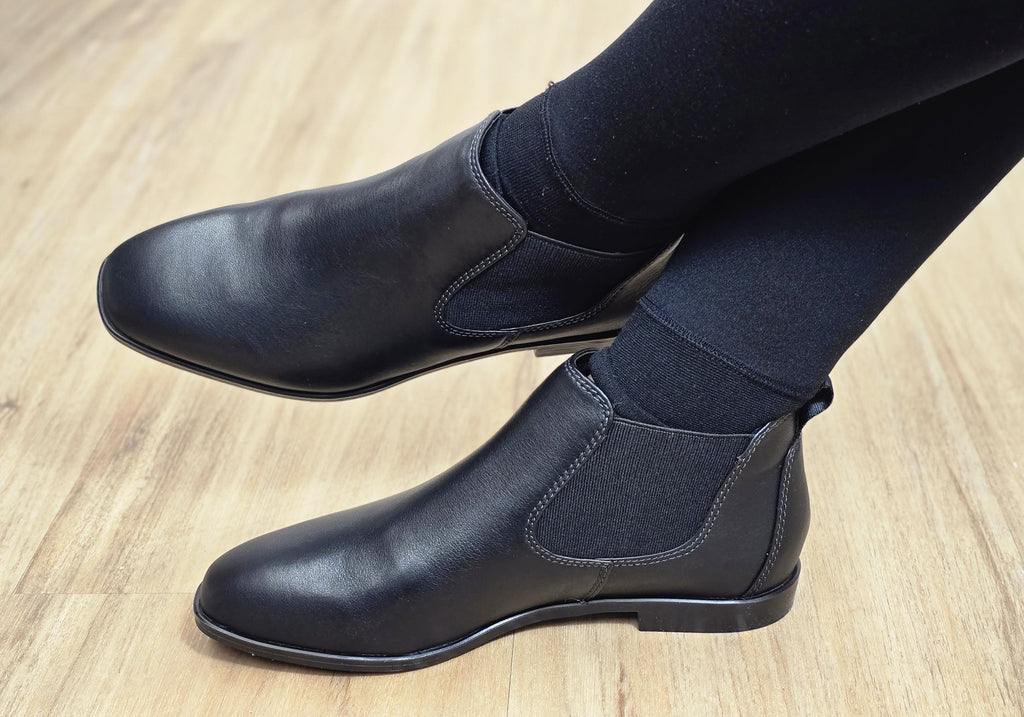 Zeda Womens Leather Comfortable Ankle Boots